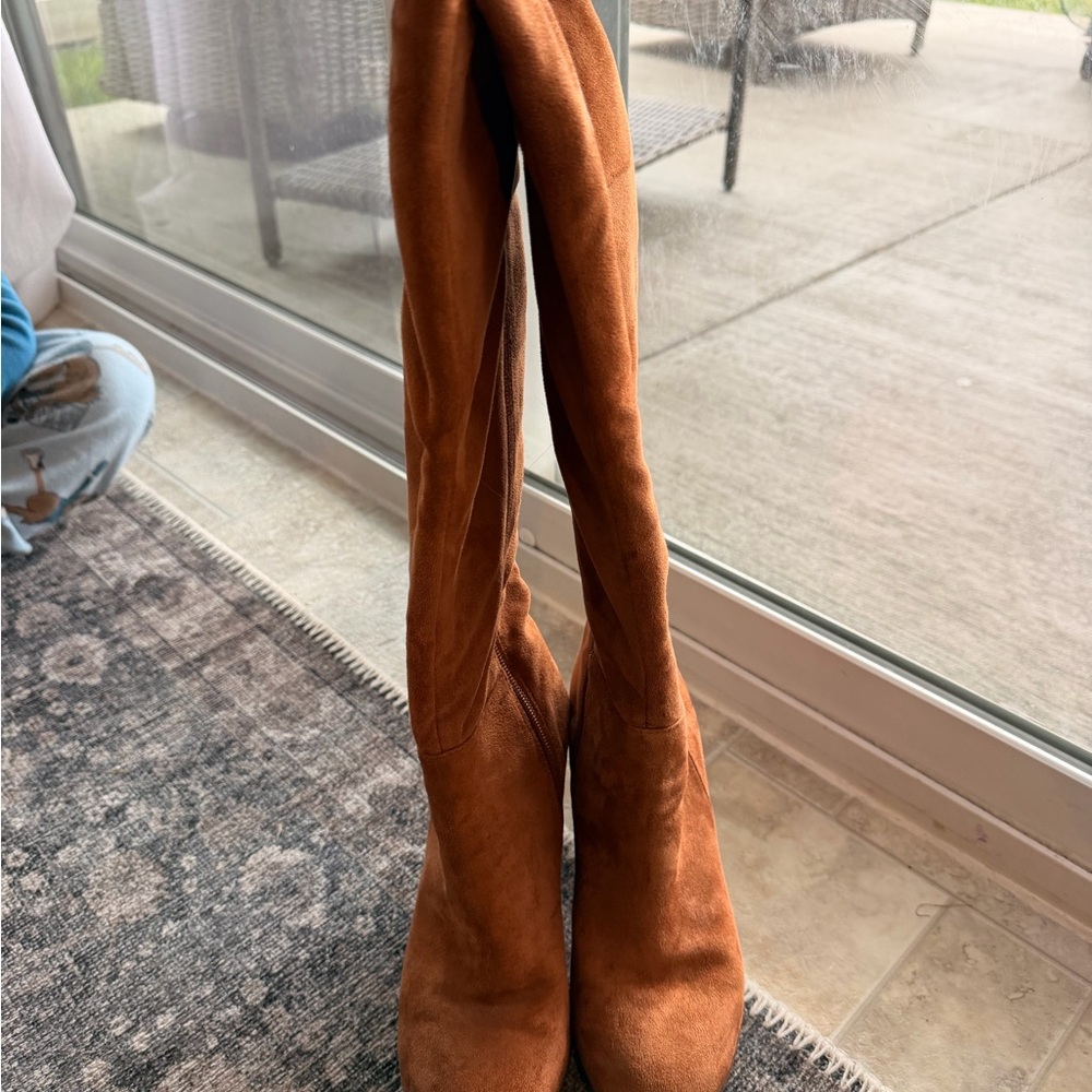 Brown Suede Women's Boots